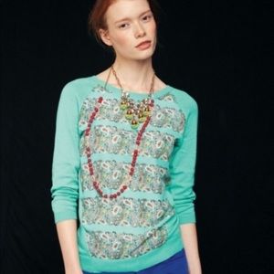 MOTH Anthropologie NWT Paisley Sweater M